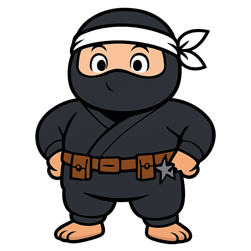 Verb Wizard ninja character