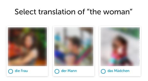 Select-die-Frau-duolingo